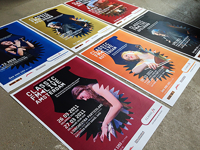 Poster campagne voor tourende producties van Classic FM Live.